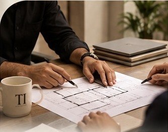 TI Interiors understanding a client's space and requirements