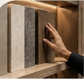 TI Interiors refining materials, finishes and interior details